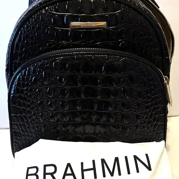 Brahmin - Chelcy Black Melbourne Backpack - Picture 1 of 7
